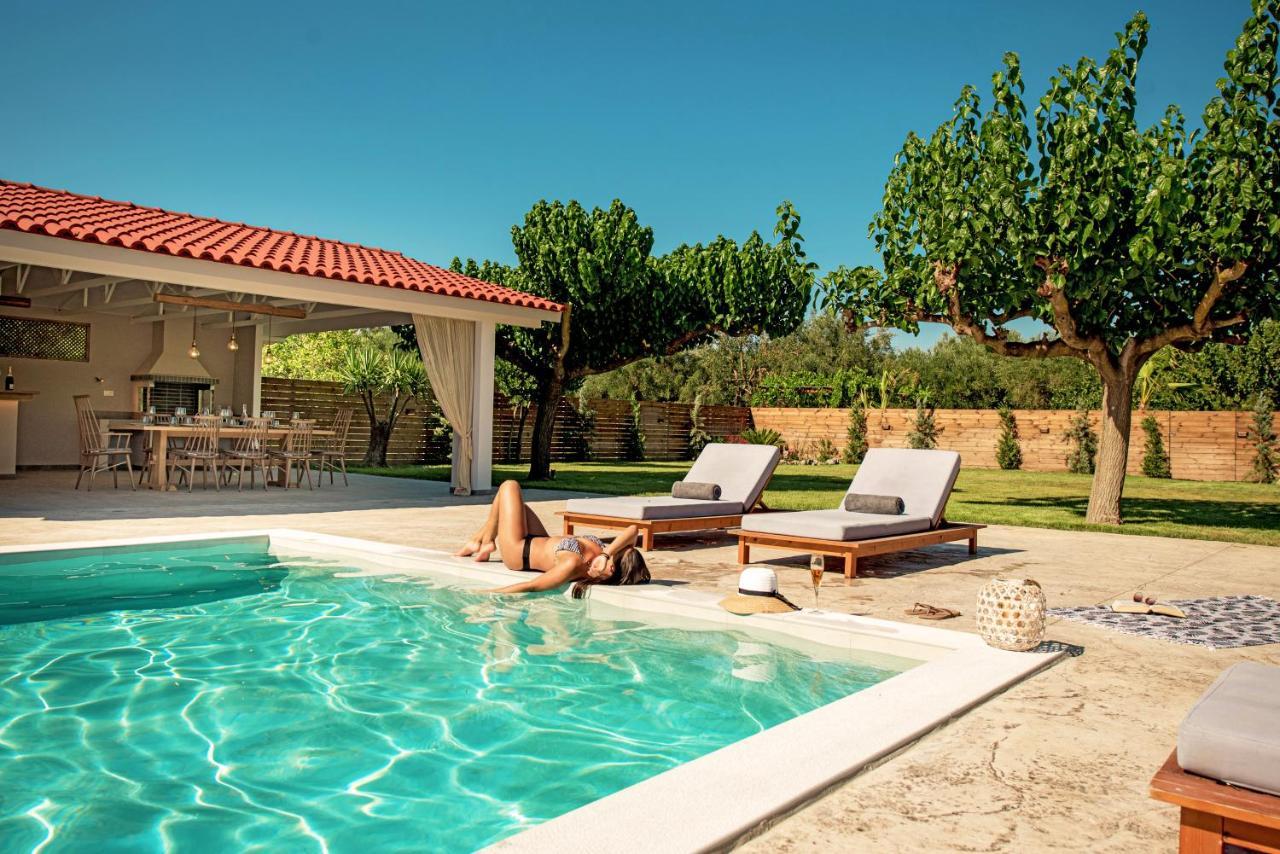 Aigli Villa Agios Kirikos  Ngoại thất bức ảnh