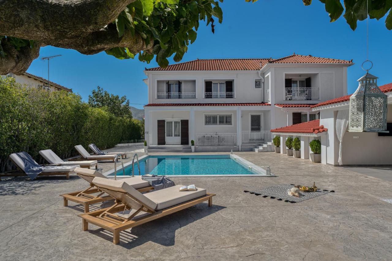 Aigli Villa Agios Kirikos  Ngoại thất bức ảnh