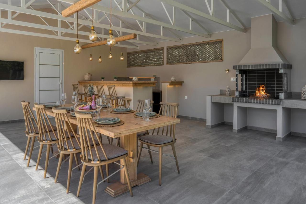 Aigli Villa Agios Kirikos  Ngoại thất bức ảnh