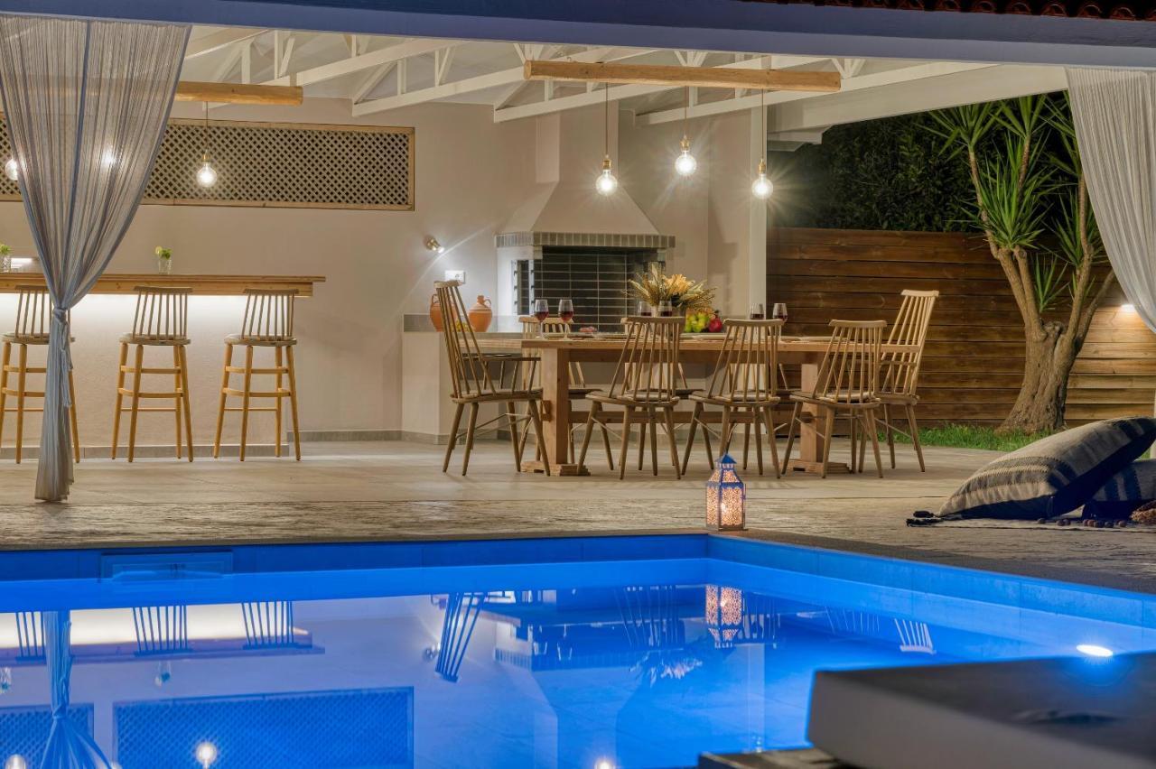 Aigli Villa Agios Kirikos  Ngoại thất bức ảnh